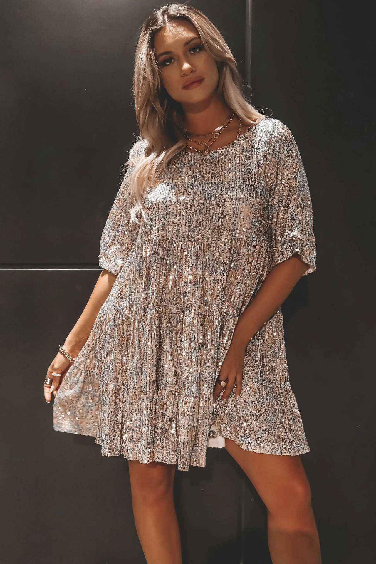 NORVIAS | Elegant Loose Party Dress