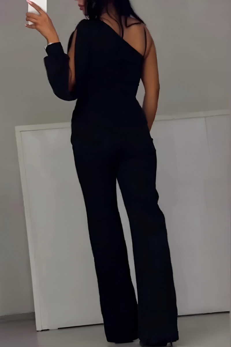 NORVIAS | Modern Wide Leg Jumpsuit