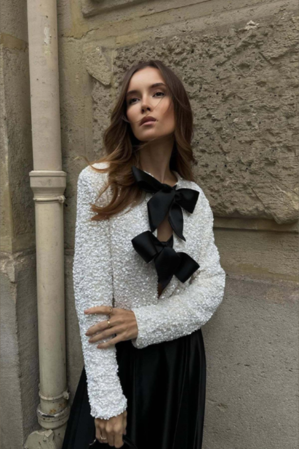 NORVIAS | Modern Chic Bow Blouse